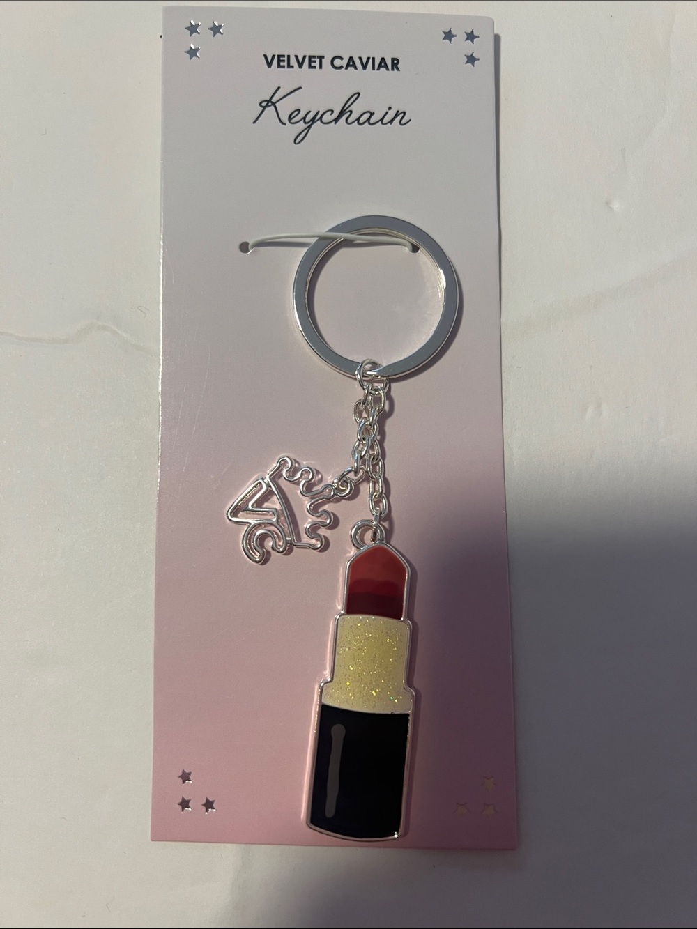 Velvet Caviar Lipstick Keychain